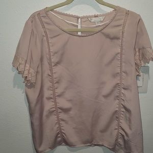 LC Lauren Conrad Pink Blouse